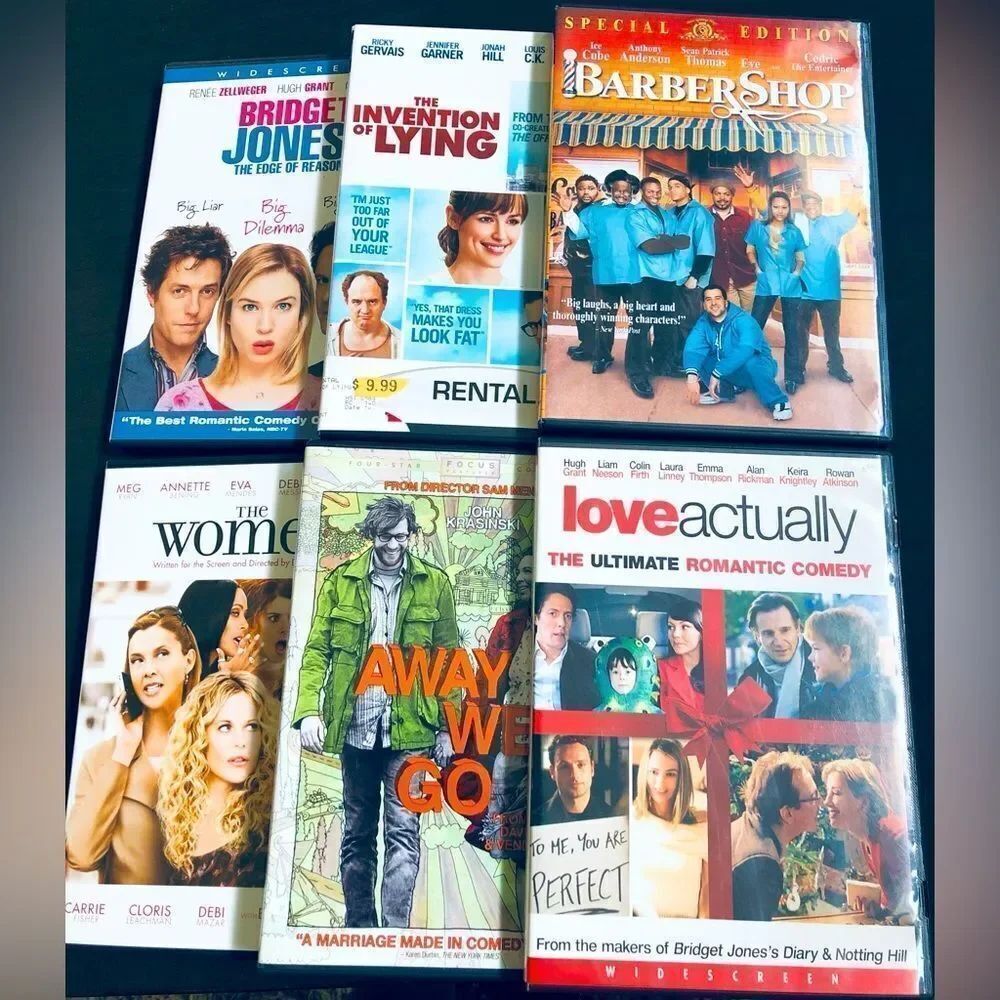 Romantic Comedy DVD Movies Bundle Lot